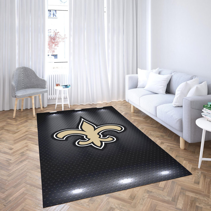 New Orleans Saints Rug NFL Area Rug Bedroom Rug Outdoor Rugs Rectangle Carpet