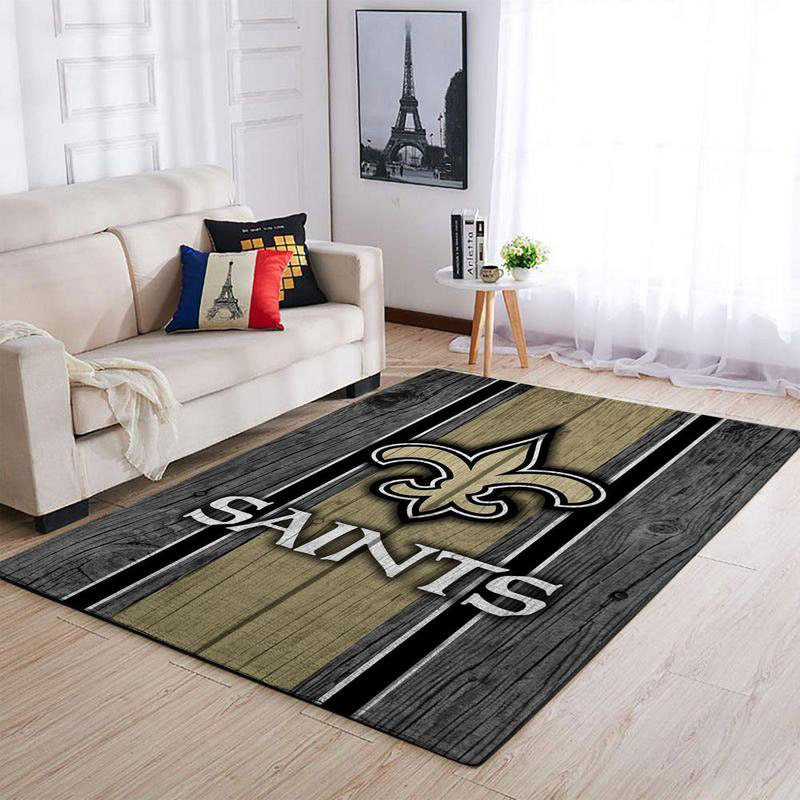 New Orleans Saints Rug NFL Area Rug Bathroom Rugs Outdoor Rug Rectangle Carpet