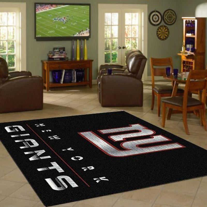 New York Giants Area Rug NFL Area Rug Dining Room Rug Outdoor Rugs Rectangle Carpet