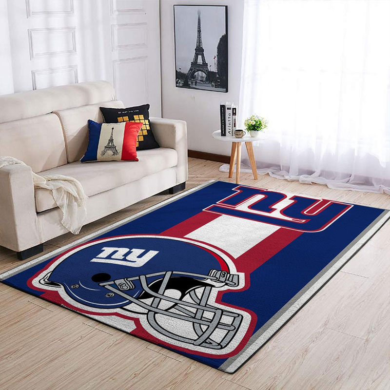 New York Giants Rug NFL Area Rug Bedroom Rug Indoor Rugs Rectangle Carpet