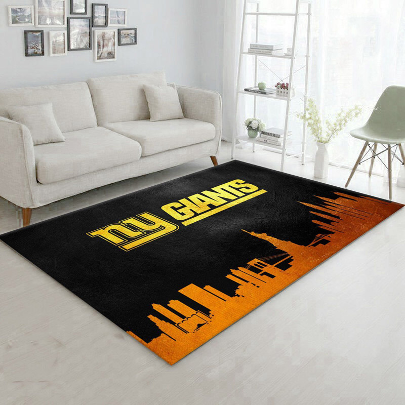 New York Giants Rug NFL Area Rug Living Room Area Rug Indoor Outdoor Rugs Rectangle Carpet