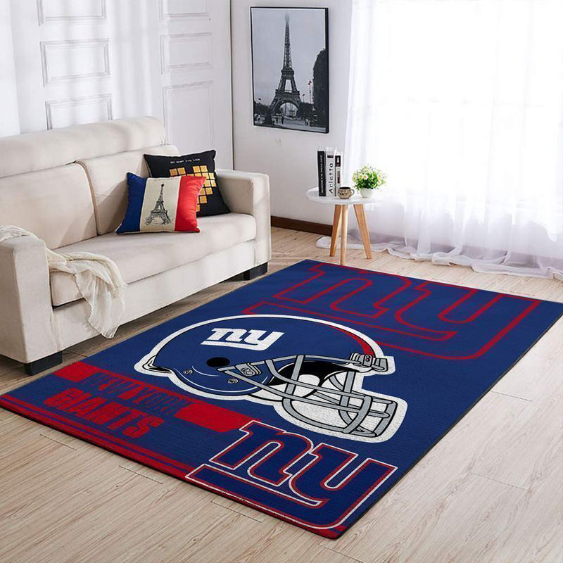 New York Giants Area Rug NFL Area Rug Bathroom Rug Outdoor Rug Rectangle Carpet