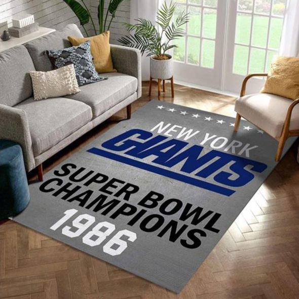 New York Giants Rug NFL Area Rug Bathroom Rugs Outdoor Rugs Rectangle Carpet