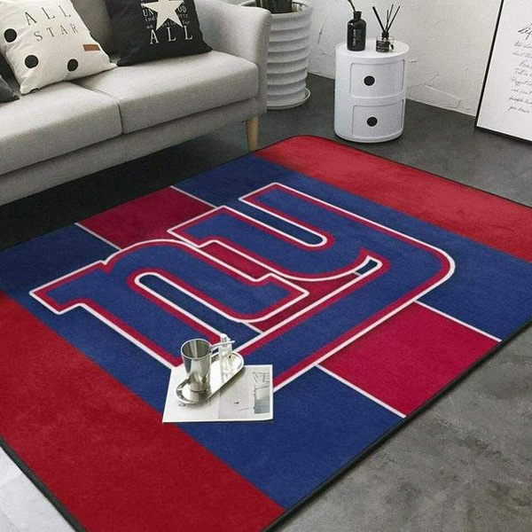New York Giants Area Rug NFL Area Rug Living Room Rug Indoor Outdoor Rugs Rectangle Carpet