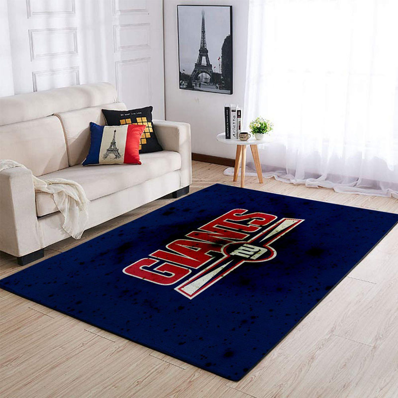 New York Giants Area Rug NFL Area Rug Dining Room Rug Indoor Outdoor Rugs Rectangle Carpet