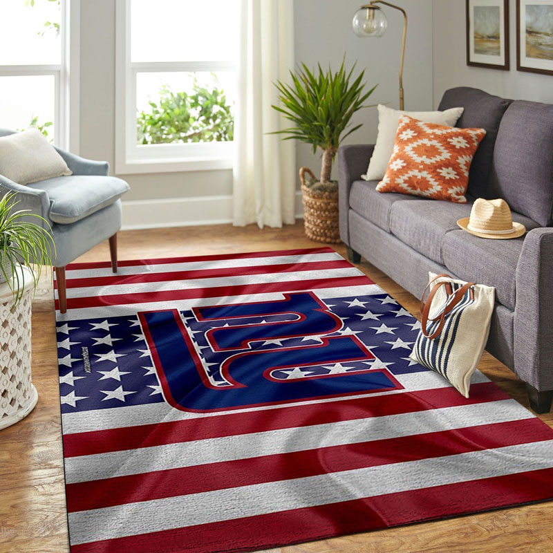 New York Giants Rug NFL Area Rug Living Room Rug Outdoor Rugs Rectangle Carpet