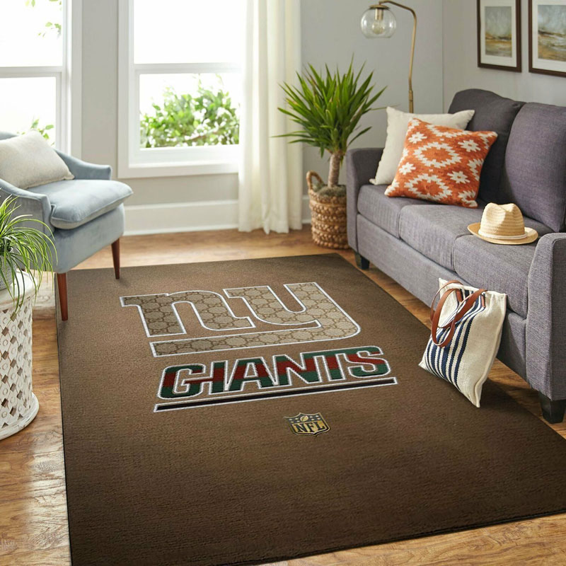 New York Giants Area Rug NFL Area Rug Dining Room Rugs Indoor Rugs Rectangle Carpet