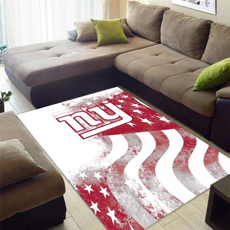 New York Giants Rug NFL Area Rug Living Room Area Rug Indoor Rugs Rectangle Carpet