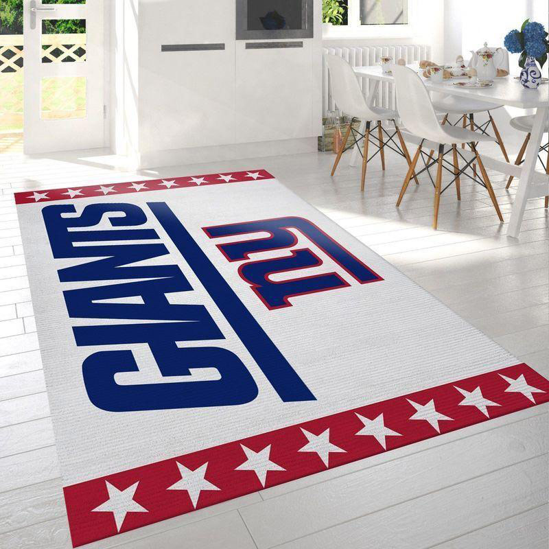 New York Giants Rug NFL Area Rug Bedroom Area Rug Outdoor Rug Rectangle Carpet