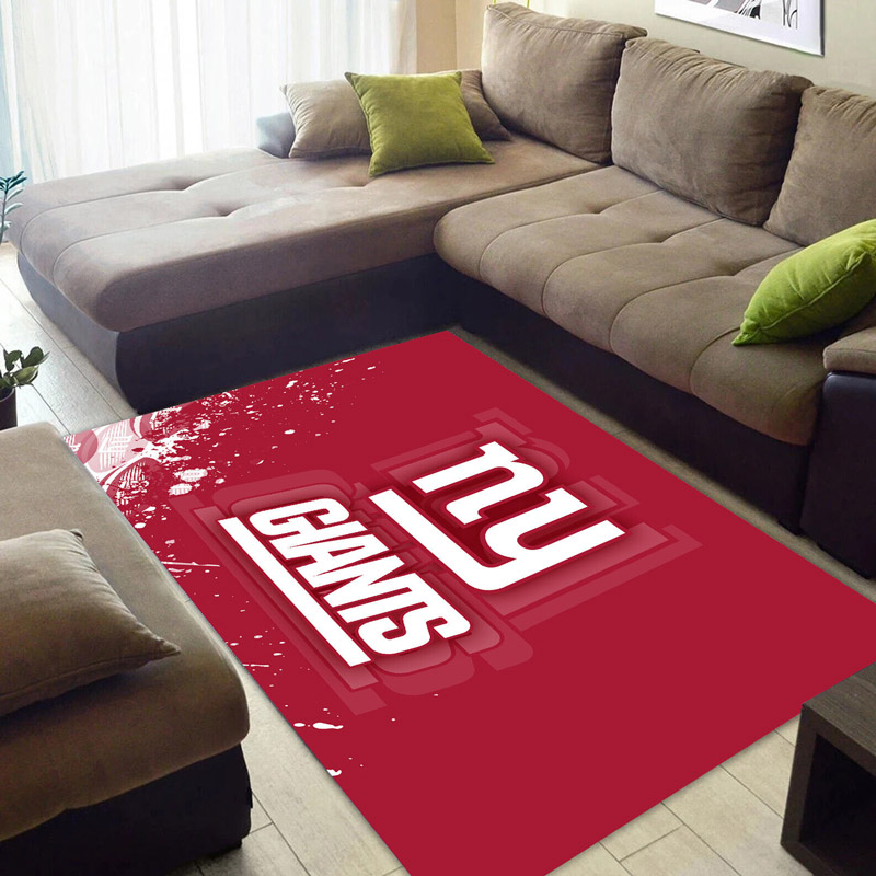 New York Giants Area Rug NFL Area Rug Living Room Area Rug Indoor Outdoor Rugs Rectangle Carpet
