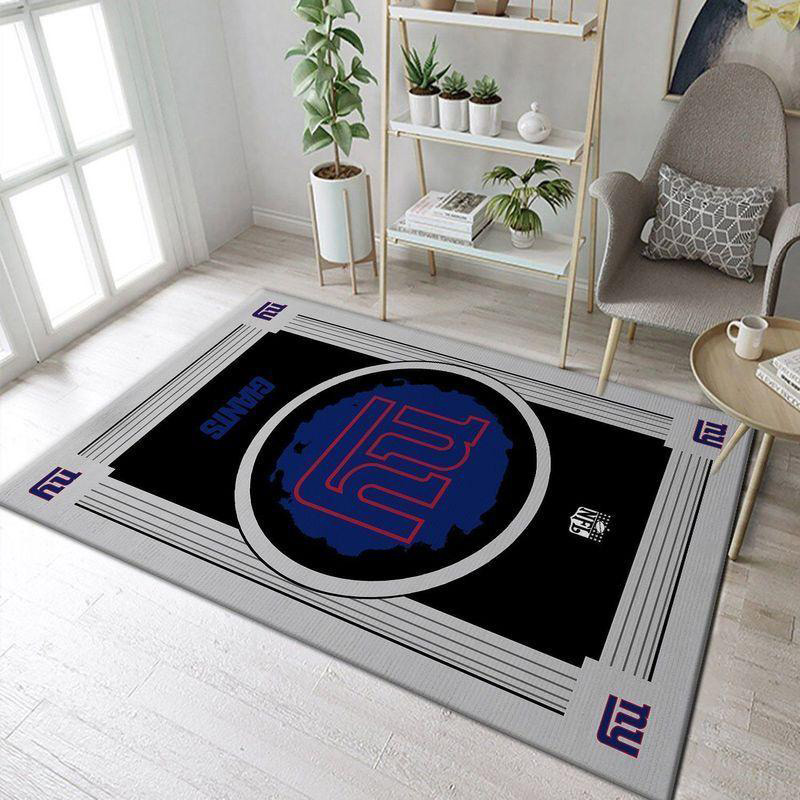 New York Giants Rug NFL Area Rug Living Room Rug Indoor Outdoor Rug Rectangle Carpet