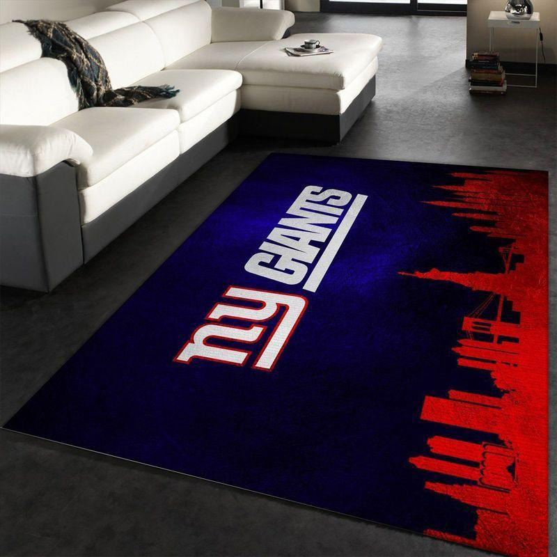 New York Giants Area Rug NFL Area Rug Kitchen Rug Indoor Rug Rectangle Carpet