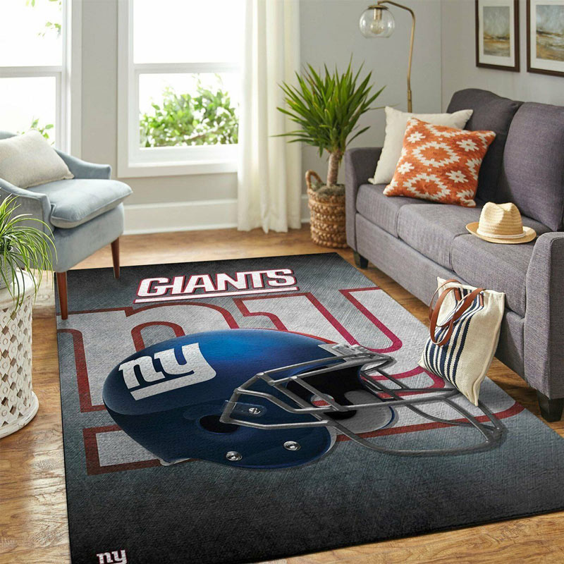 New York Giants Rug NFL Area Rug Bedroom Rug Indoor Outdoor Rug Rectangle Carpet
