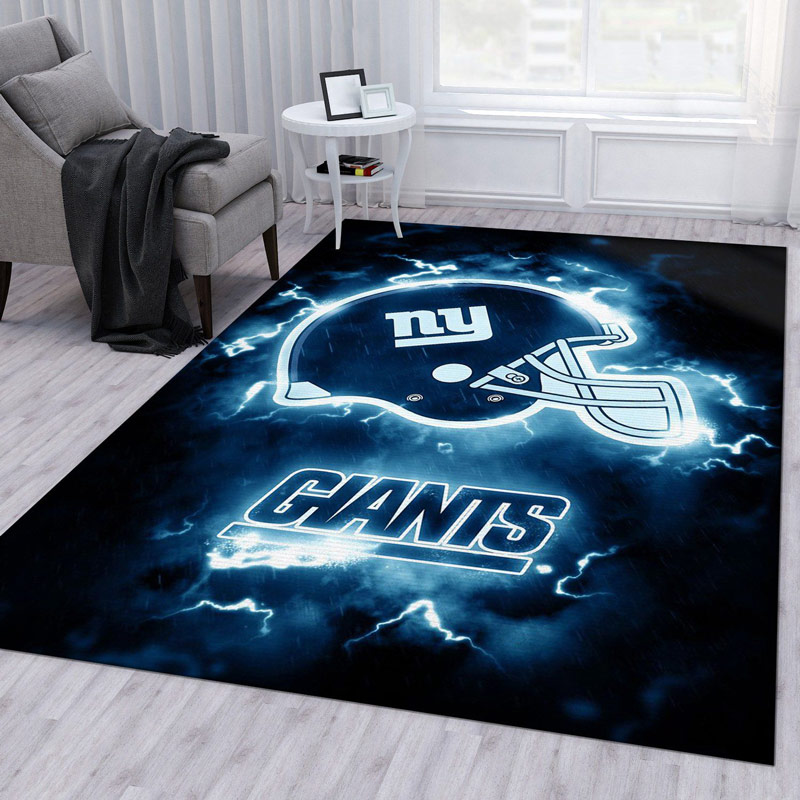 New York Giants Rug NFL Area Rug Dining Room Rugs Indoor Outdoor Rugs Rectangle Carpet