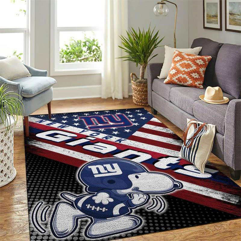New York Giants Rug NFL Area Rug Living Room Area Rug Outdoor Rugs Rectangle Carpet