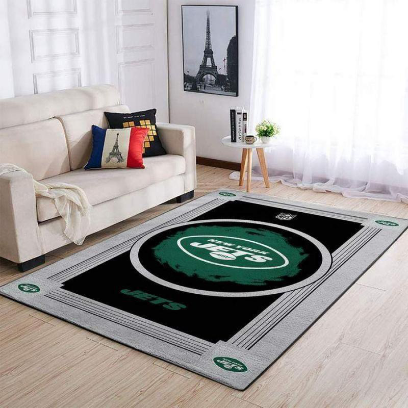 New York Jets Rug NFL Area Rug Bathroom Rug Indoor Outdoor Rugs Rectangle Carpet