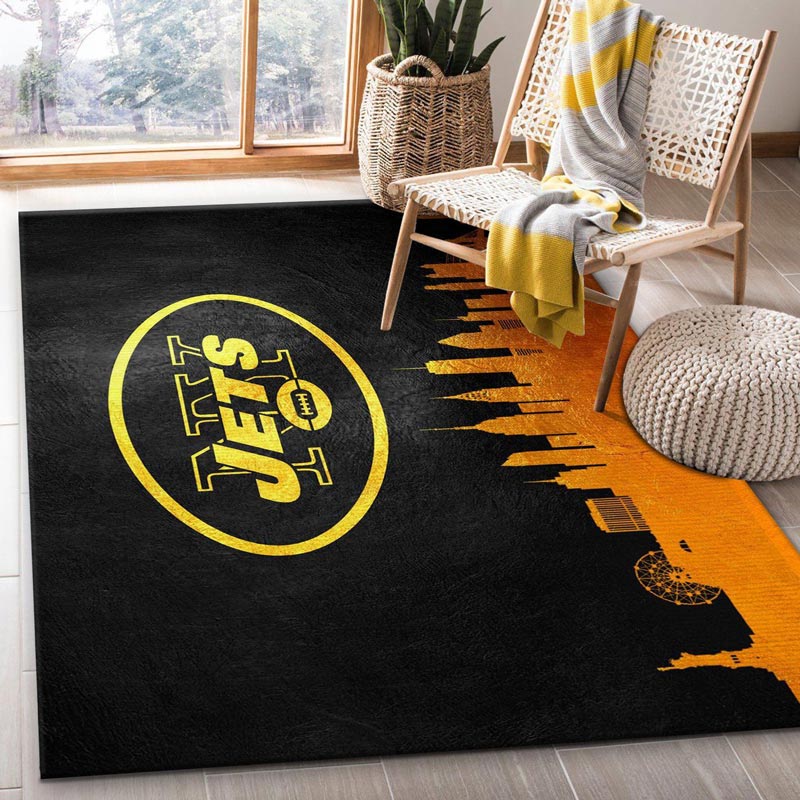 New York Jets Rug NFL Area Rug Kitchen Rug Outdoor Rugs Rectangle Carpet