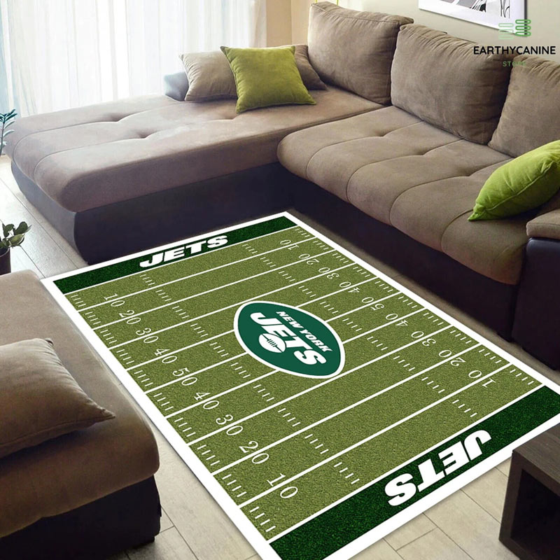 New York Jets Rug NFL Area Rug Kitchen Rug Outdoor Rug Rectangle Carpet