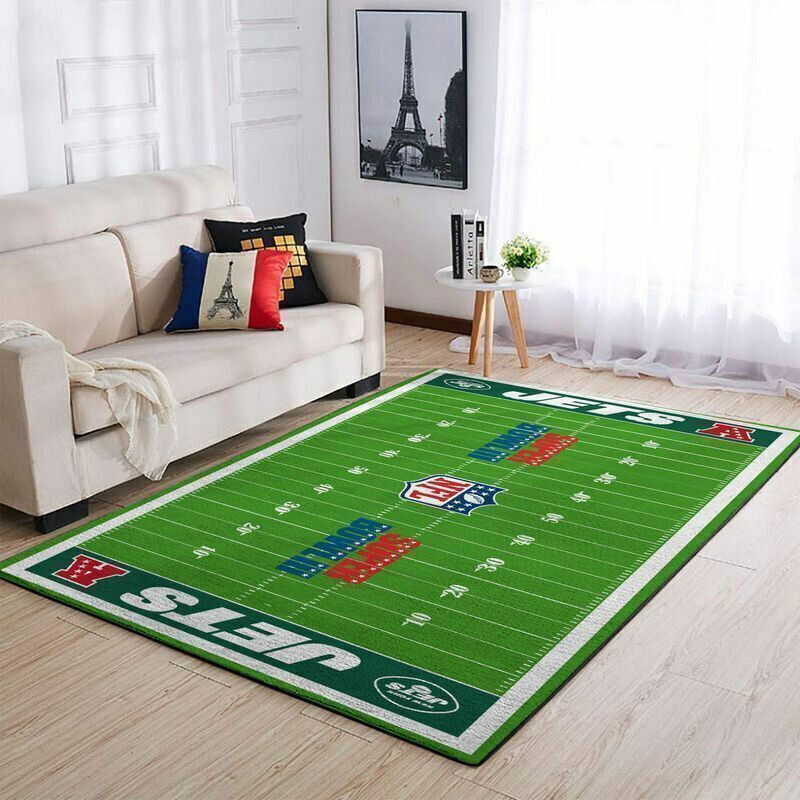 New York Jets Rug NFL Area Rug Living Room Rug Indoor Outdoor Rug Rectangle Carpet