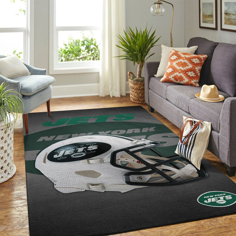 New York Jets Rug NFL Area Rug Bathroom Rugs Outdoor Rugs Rectangle Carpet