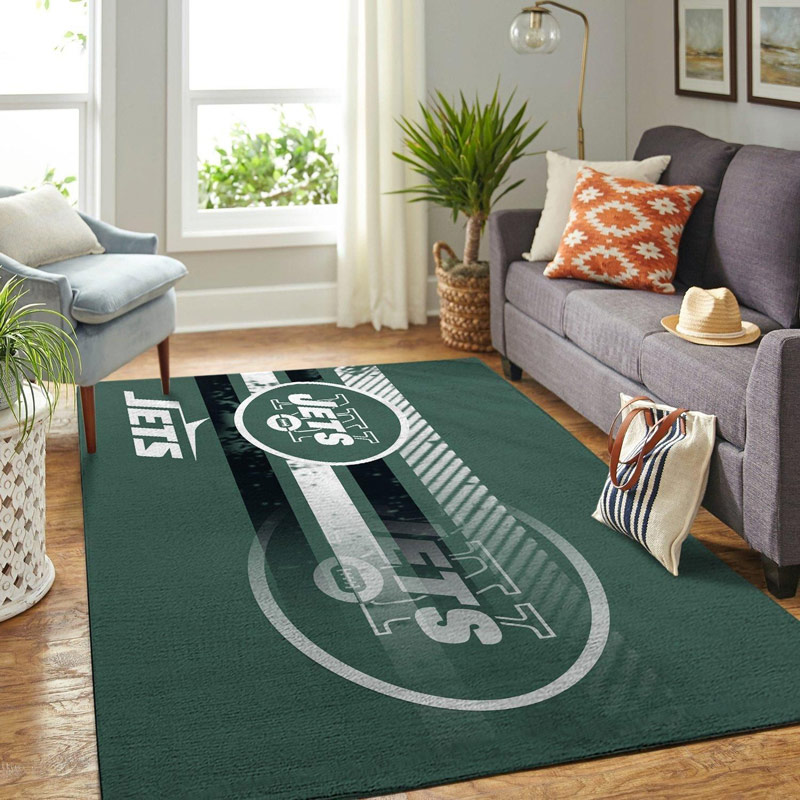 New York Jets Rug NFL Area Rug Bathroom Rug Outdoor Rugs Rectangle Carpet