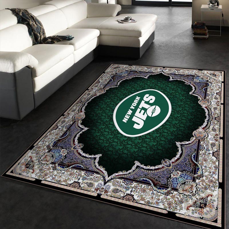 New York Jets Area Rug NFL Area Rug Bathroom Rug Outdoor Rugs Rectangle Carpet