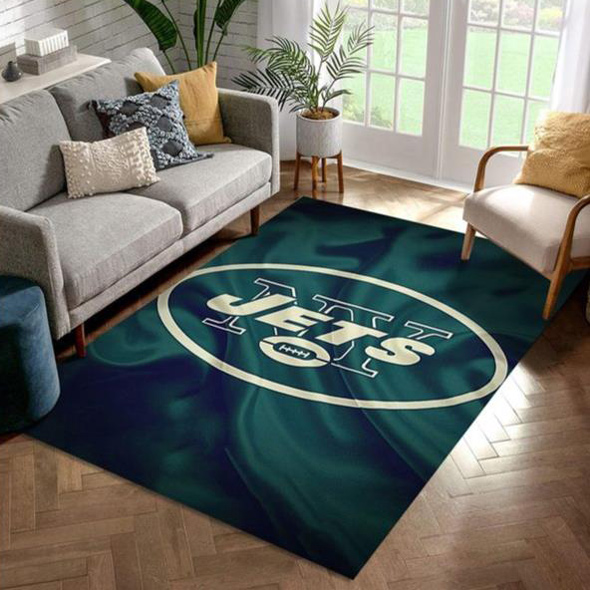 New York Jets Rug NFL Area Rug Kitchen Rug Outdoor Rug Rectangle Carpet