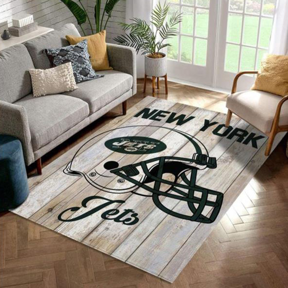New York Jets Rug NFL Area Rug Bedroom Area Rug Indoor Outdoor Rug Rectangle Carpet