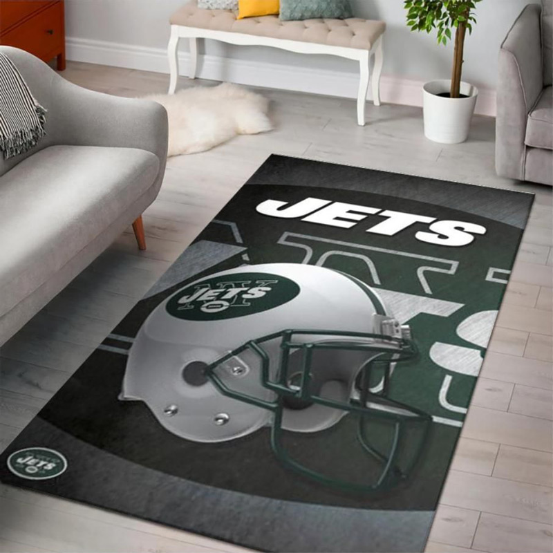 New York Jets Area Rug NFL Area Rug Living Room Area Rug Indoor Outdoor Rug Rectangle Carpet