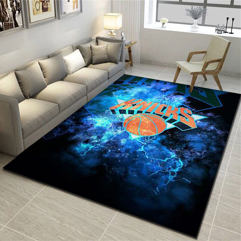 New York Knicks Rug NBA Area Rug Living Room Area Rug Outdoor Rug Rectangle Carpet