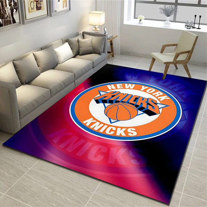 New York Knicks Rug NBA Area Rug Bedroom Area Rug Indoor Outdoor Rug Rectangle Carpet