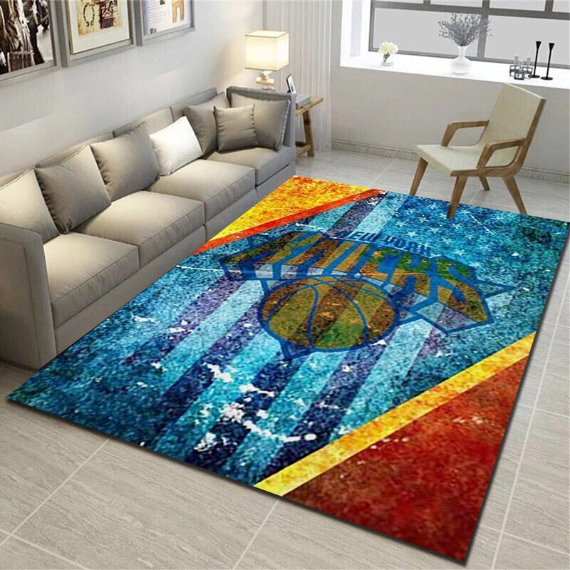 New York Knicks Area Rug NBA Area Rug Bedroom Area Rug Outdoor Rug Rectangle Carpet