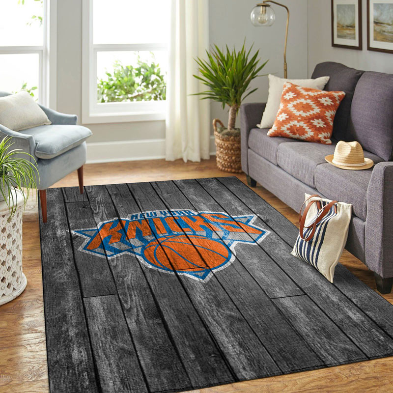 New York Knicks Area Rug NBA Area Rug Bathroom Rug Outdoor Rug Rectangle Carpet