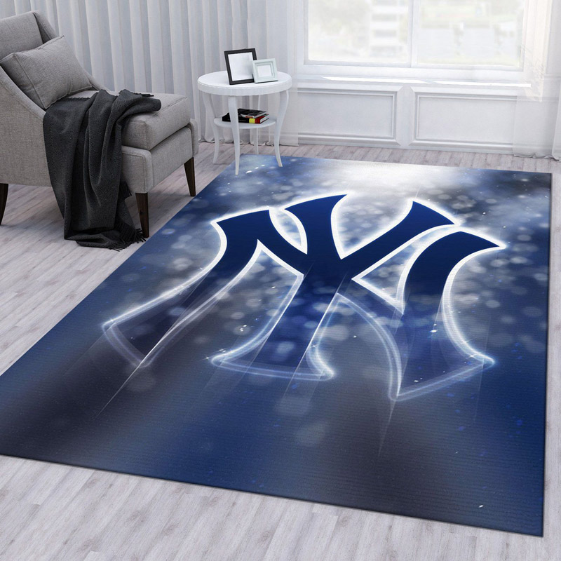 New York Yankees Area Rug MLB Area Rug Living Room Rug Indoor Outdoor Rug Rectangle Carpet