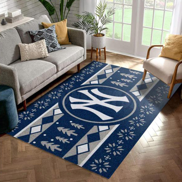 New York Yankees Area Rug MLB Area Rug Bedroom Rug Indoor Outdoor Rug Rectangle Carpet