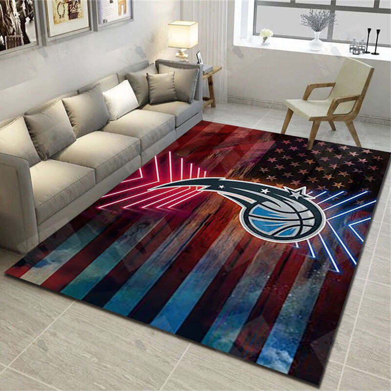 Orlando Magic Rug NBA Area Rug Kitchen Rug Indoor Outdoor Rugs Rectangle Carpet