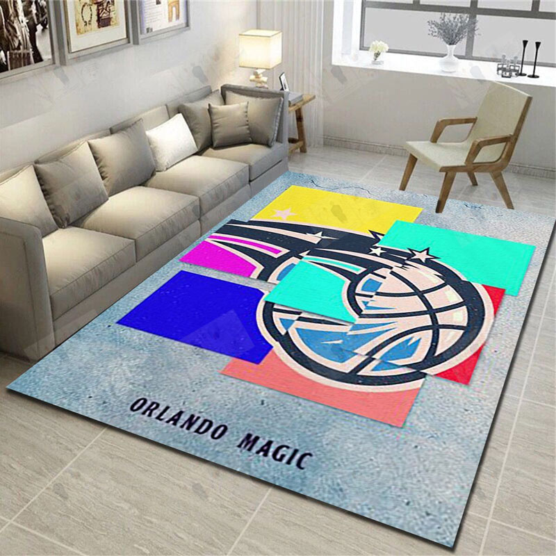 Orlando Magic Rug NBA Area Rug Kitchen Rug Indoor Outdoor Rugs Rectangle Carpet