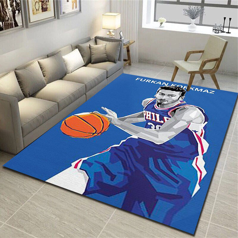 Philadelphia 76ers Rug NBA Area Rug Living Room Rug Outdoor Rugs Rectangle Carpet