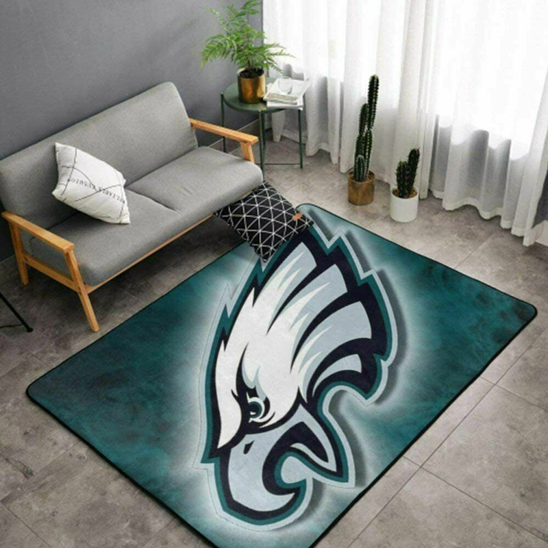Philadelphia Eagles Area Rug NFL Area Rug Bedroom Area Rug Outdoor Rug Rectangle Carpet