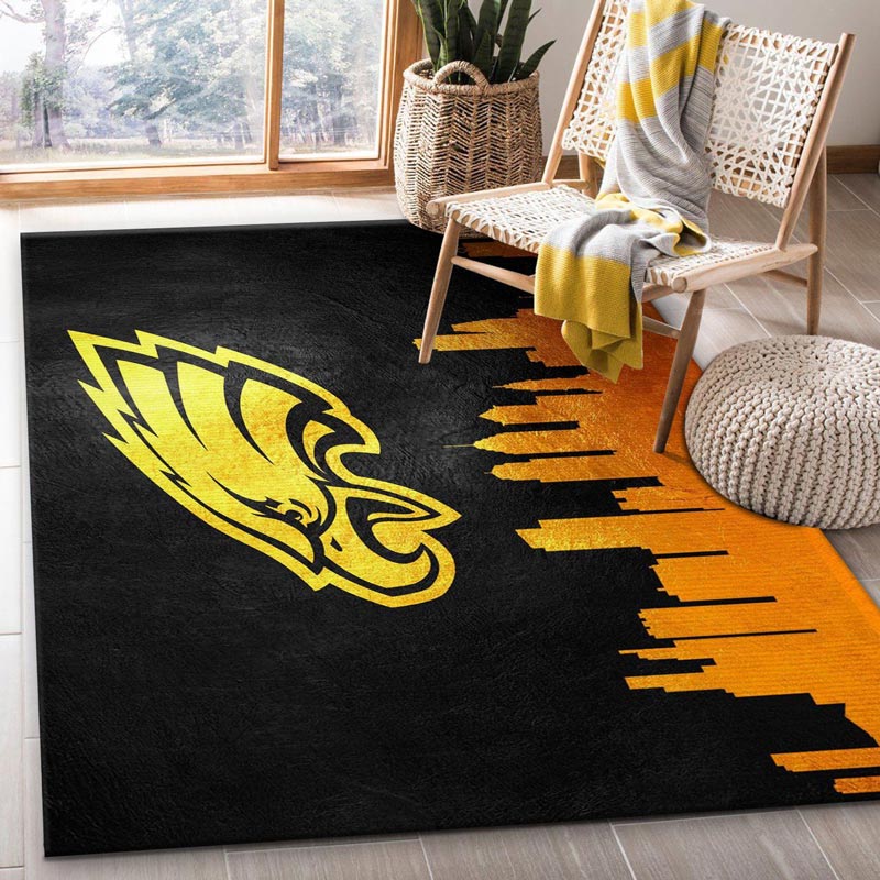 Philadelphia Eagles Rug NFL Area Rug Bedroom Rug Indoor Outdoor Rug Rectangle Carpet