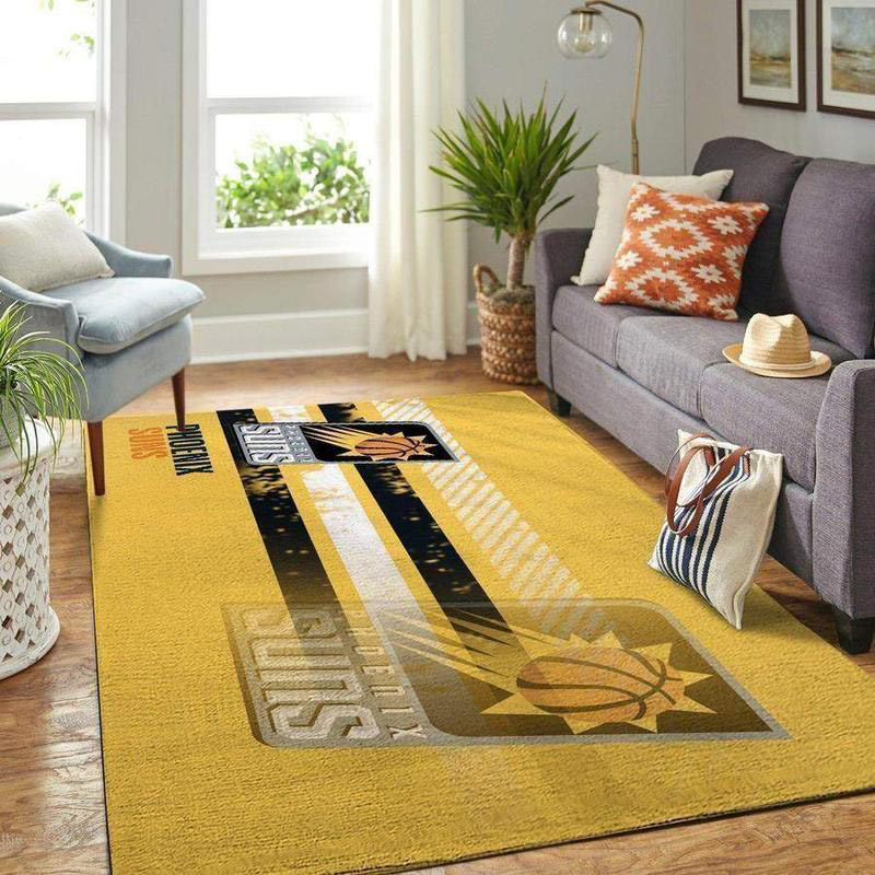 Phoenix Suns Area Rug NBA Area Rug Kitchen Rug Outdoor Rug Rectangle Carpet