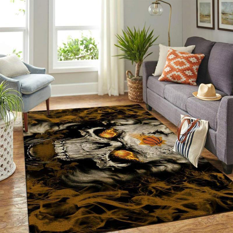 Phoenix Suns Area Rug NBA Area Rug Dining Room Rugs Outdoor Rugs Rectangle Carpet