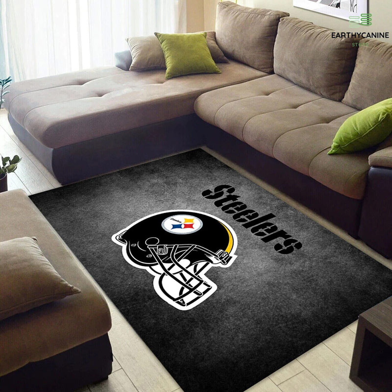 Pittsburgh Steelers Rug NFL Area Rug Bathroom Rugs Indoor Outdoor Rugs Rectangle Carpet