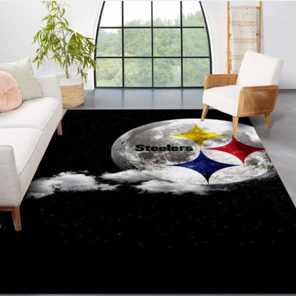 Pittsburgh Steelers Area Rug NFL Area Rug Bathroom Rug Outdoor Rugs Rectangle Carpet