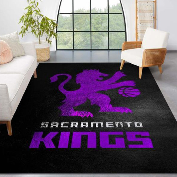Sacramento Kings Area Rug NBA Area Rug Living Room Area Rug Indoor Outdoor Rug Rectangle Carpet