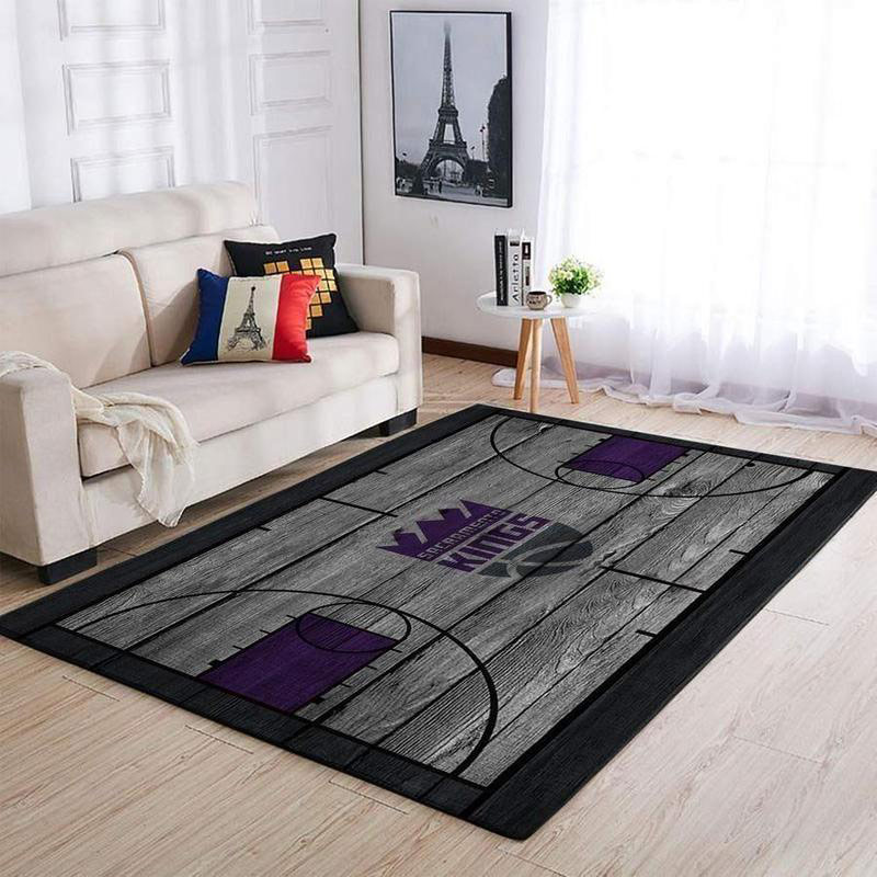 Sacramento Kings Rug NBA Area Rug Bathroom Rug Outdoor Rugs Rectangle Carpet