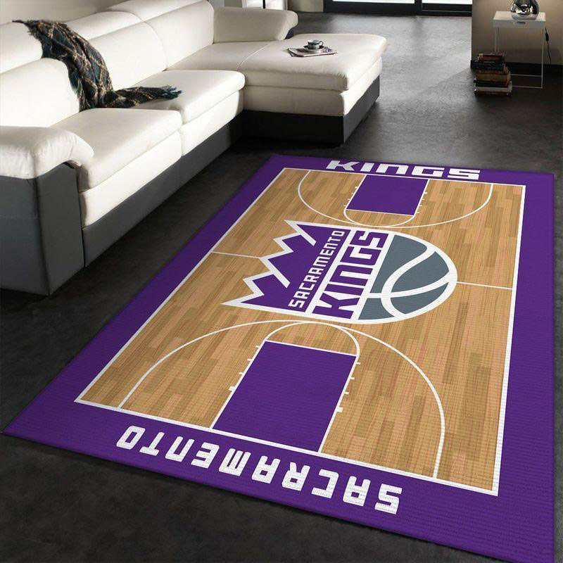 Sacramento Kings Area Rug NBA Area Rug Bathroom Rug Indoor Outdoor Rugs Rectangle Carpet