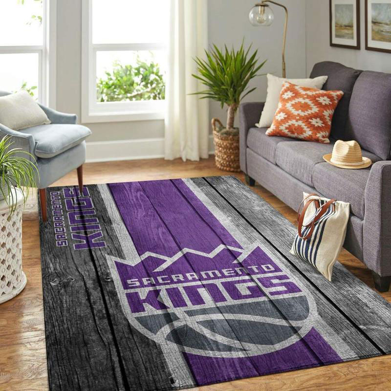 Sacramento Kings Area Rug NBA Area Rug Dining Room Rug Indoor Outdoor Rugs Rectangle Carpet
