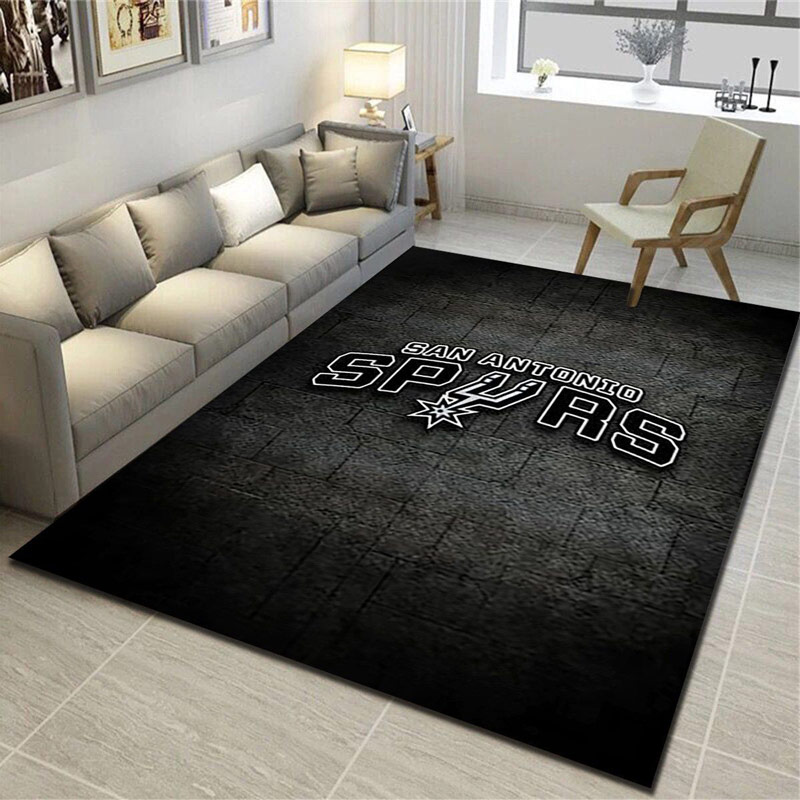 San Antonio Spurs Rug NBA Area Rug Bathroom Rug Outdoor Rug Rectangle Carpet