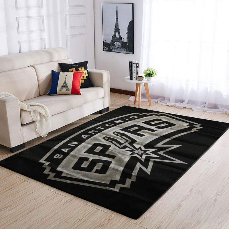 San Antonio Spurs Rug NBA Area Rug Bedroom Rug Indoor Outdoor Rug Rectangle Carpet
